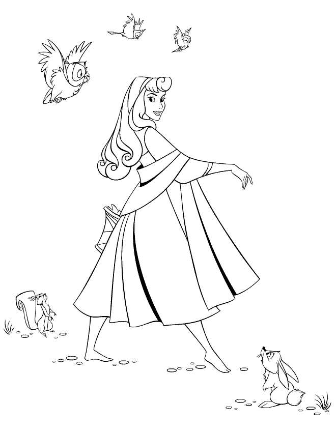 Sleeping-Beauty-Coloring-Pages12 - Coloring Kids