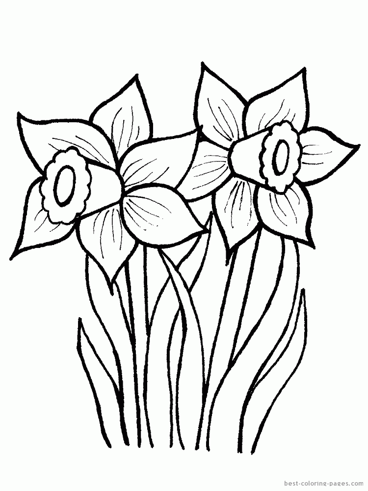 Spring flowers | Best Coloring Pages - Free coloring pages to 