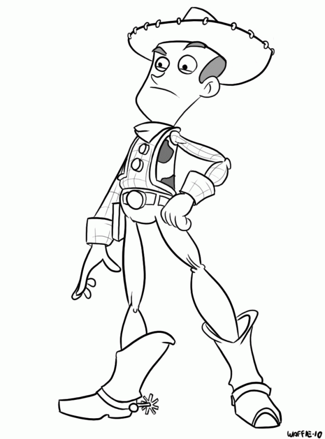 Woody Coloring Pages Toy Story Coloring Pages Buzz Woody 204992 