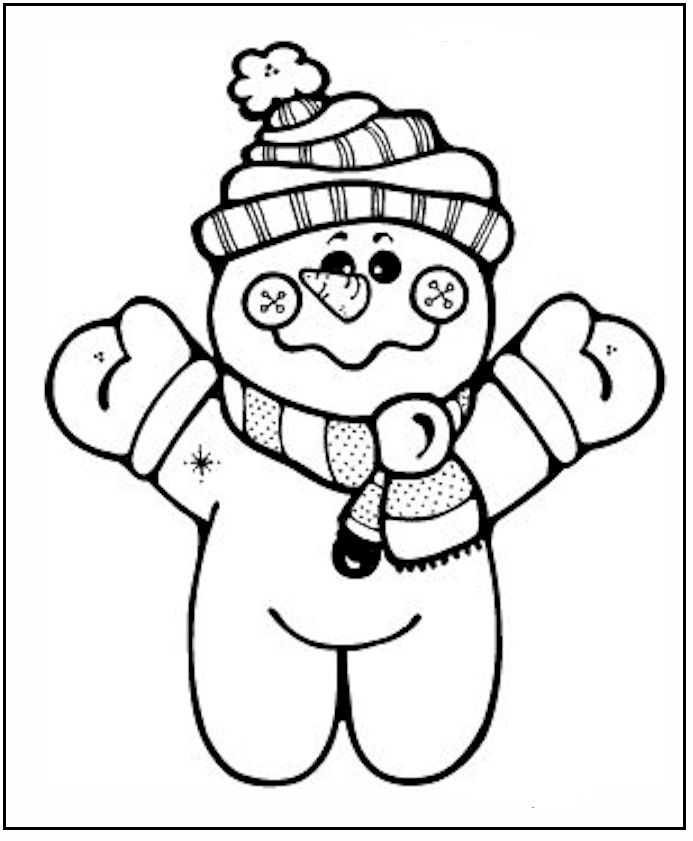 Snowman Coloring Pages Printable | Coloring Pages