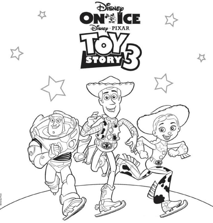 Animal Toy Story 3 Free Coloring Pages for Kindergarten