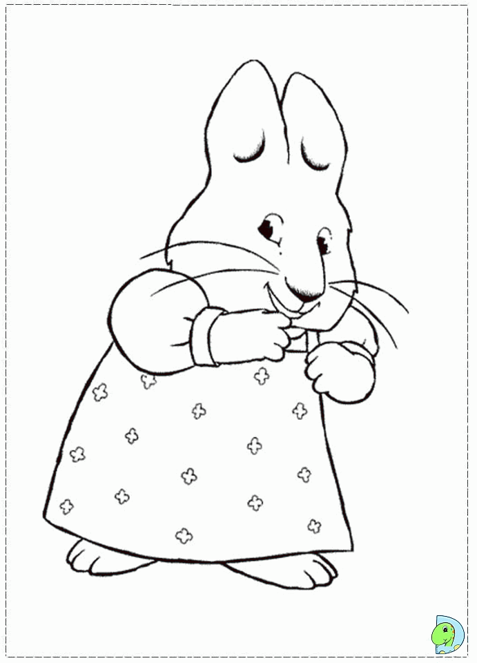 Max And Ruby Coloring Pages To Print