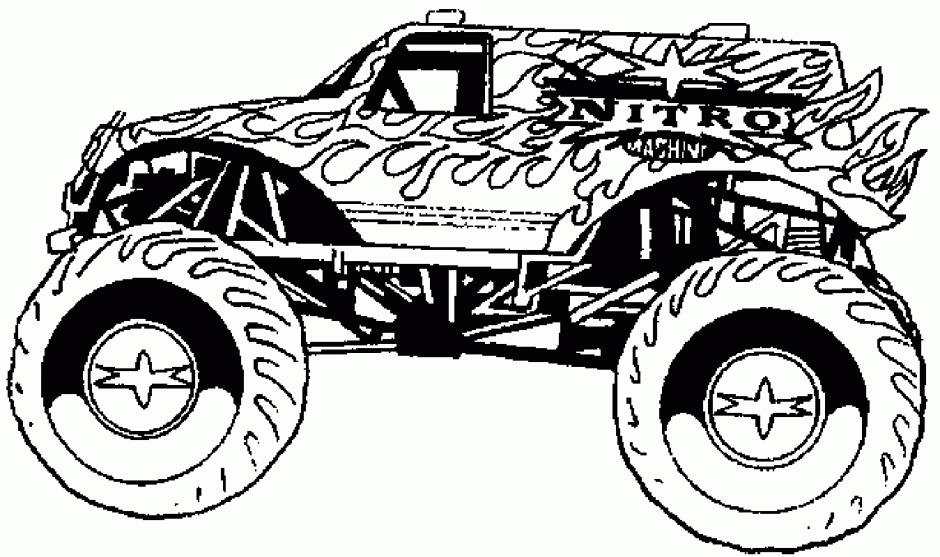 Monster Trucks Coloring Pages 4658 Truck Coloring Pages Printable
