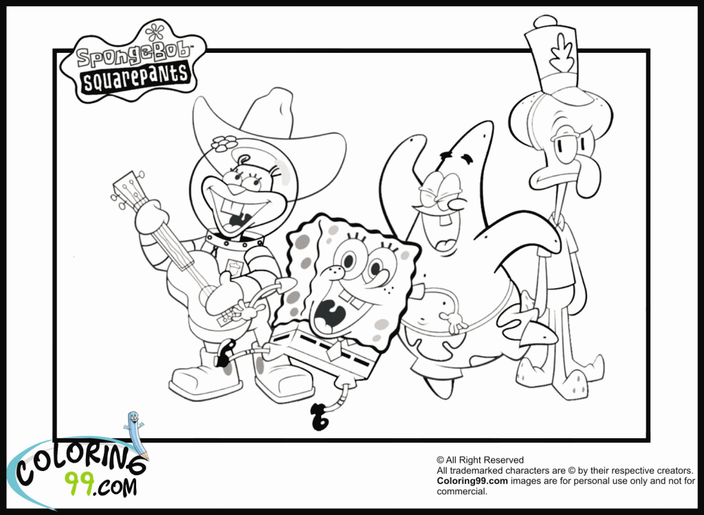 Spongebob Coloring Pages Printable - Free Coloring Pages For 