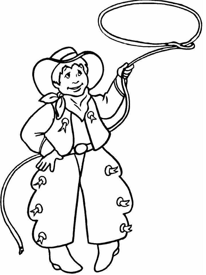 Printable Western # 3 Coloring Pages