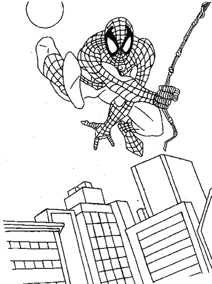 Spiderman Coloring Pages + Flash Game
