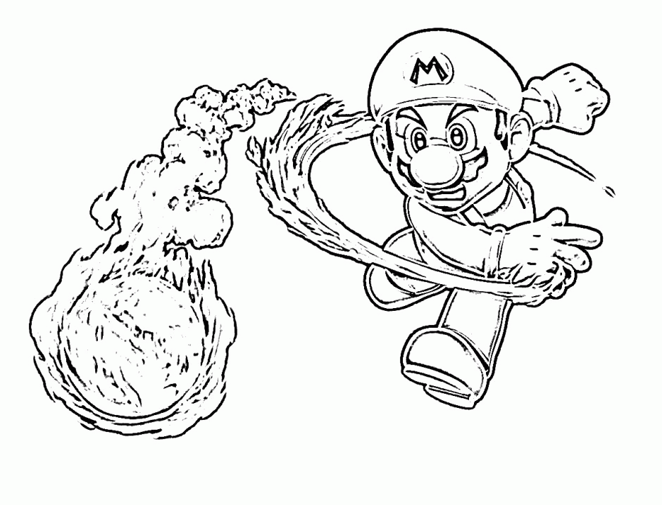 Free Mario Bros Coloring Pages Coloring Pages For Kids Coloring 