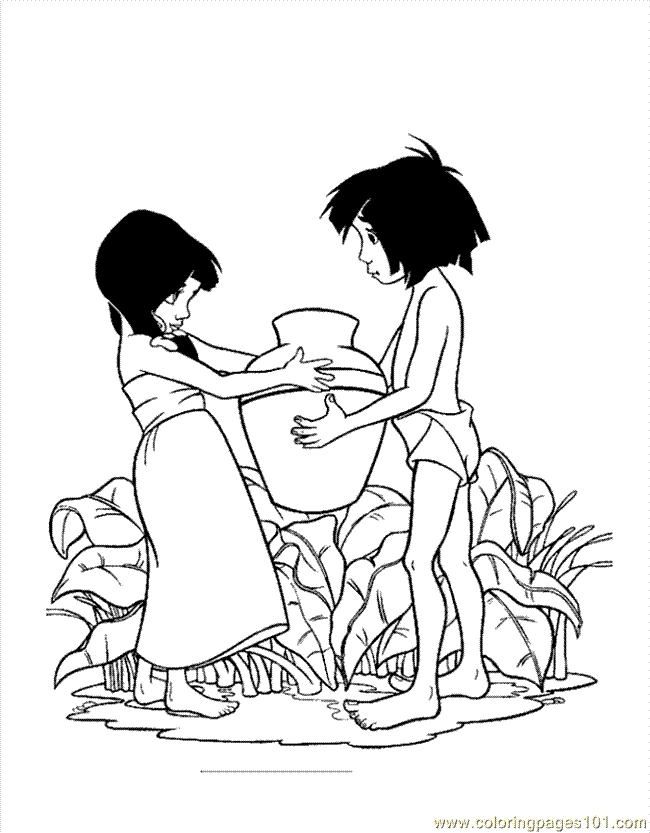 Coloring Pages Jungle Book 016 (Cartoons > Others) - free 