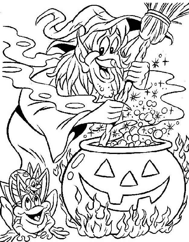 Witches | Free Printable Coloring Pages – Coloringpagesfun.com