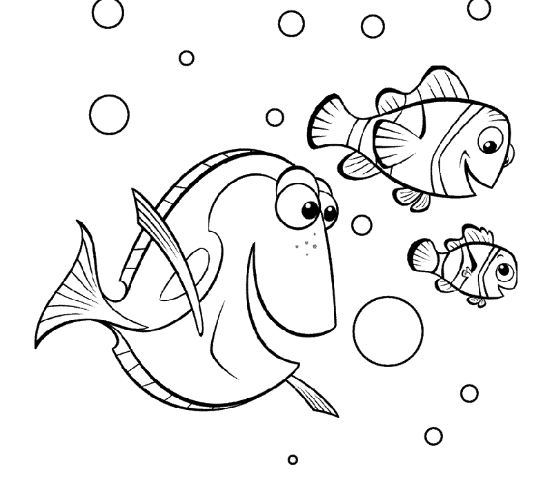 Finding Nemo Coloring Pages | Disney Coloring Pages