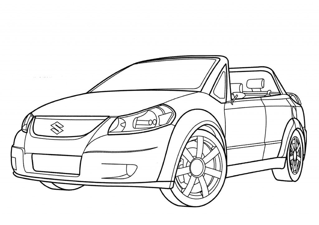 Mitsubishi Eclipse Spyder GT « Printable Coloring Pages
