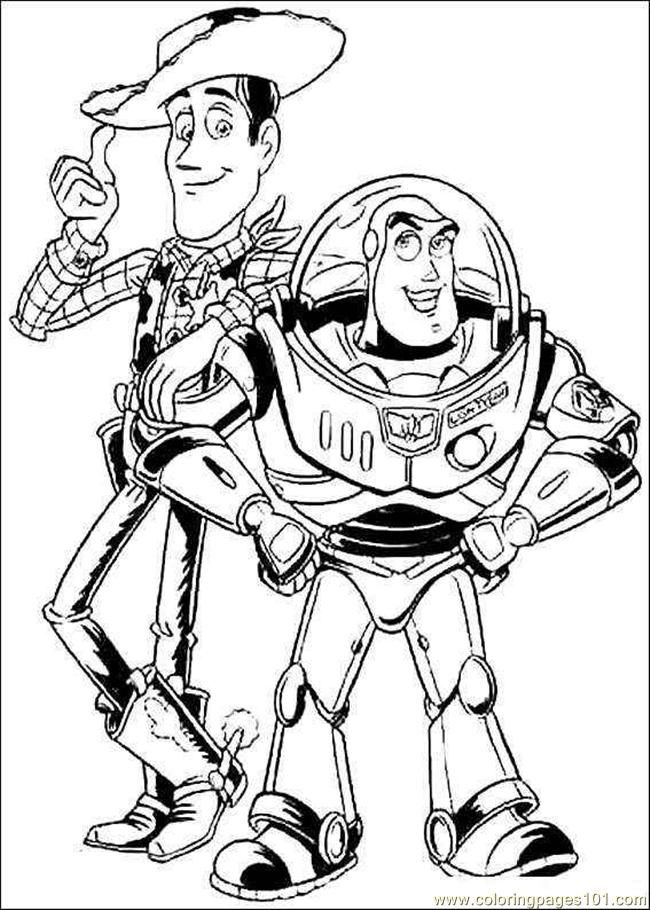 printable coloring page toy story pages