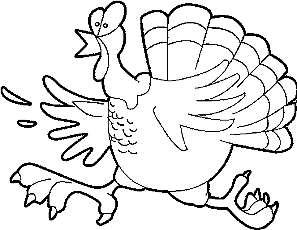 Printable-Turkey-Coloring-Pages-791×1024 | COLORING WS