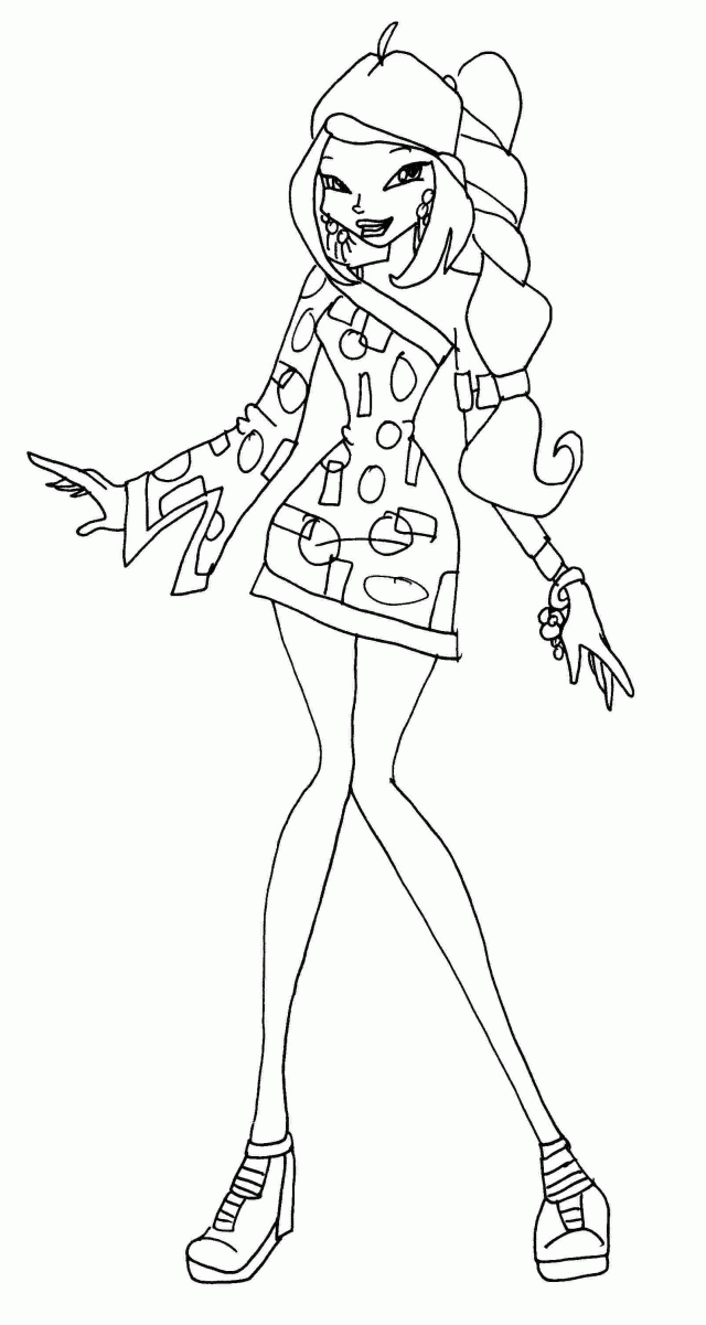 Wings Club Coloring Pages Wings Club Coloring Pages Winx Club 