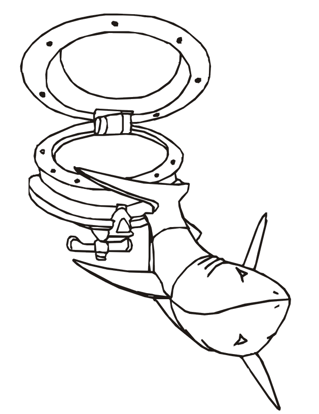 Cartoon Shark Coloring Pages - Category