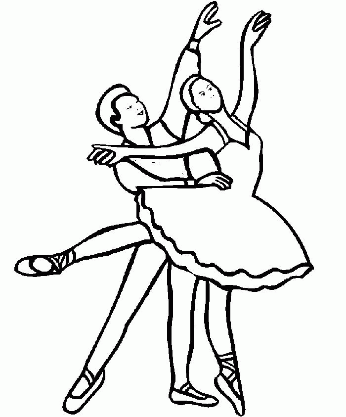Coloring pages ballet - picture 5