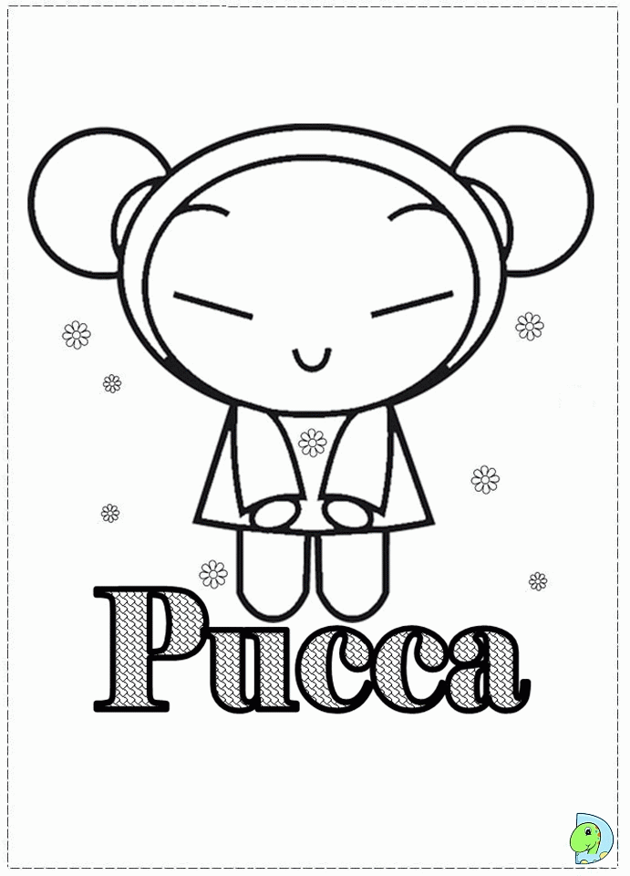 Pucca Coloring page