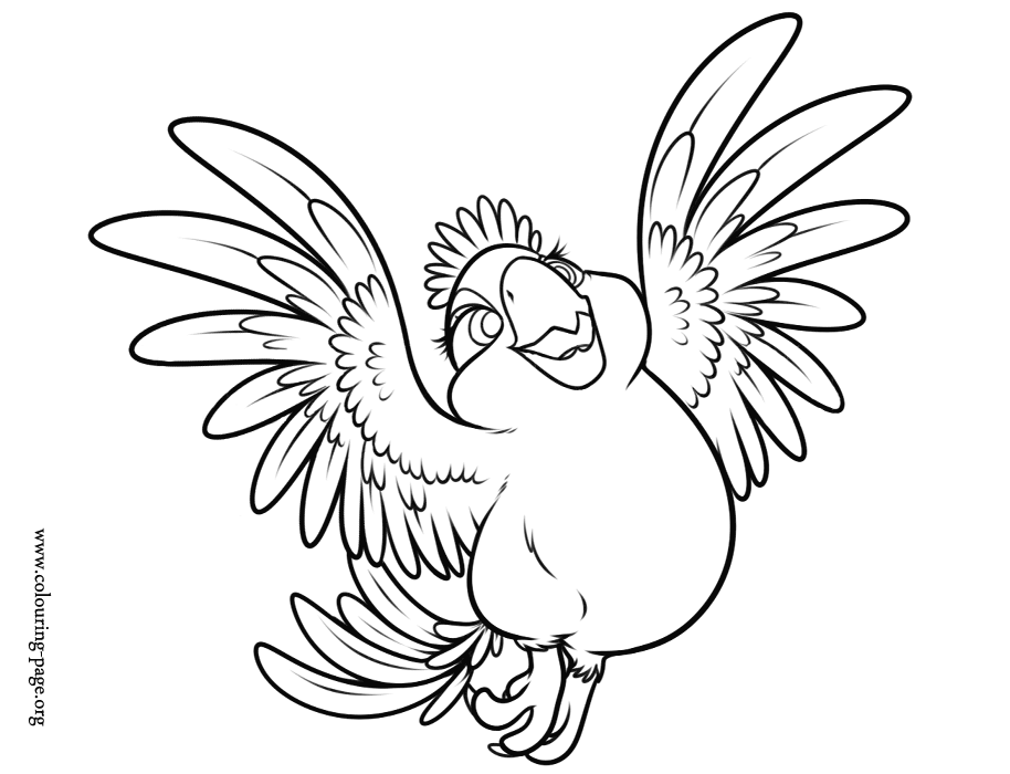 Carla - Rio 2 movie coloring page! | Beautiful coloring pages | Pinte…