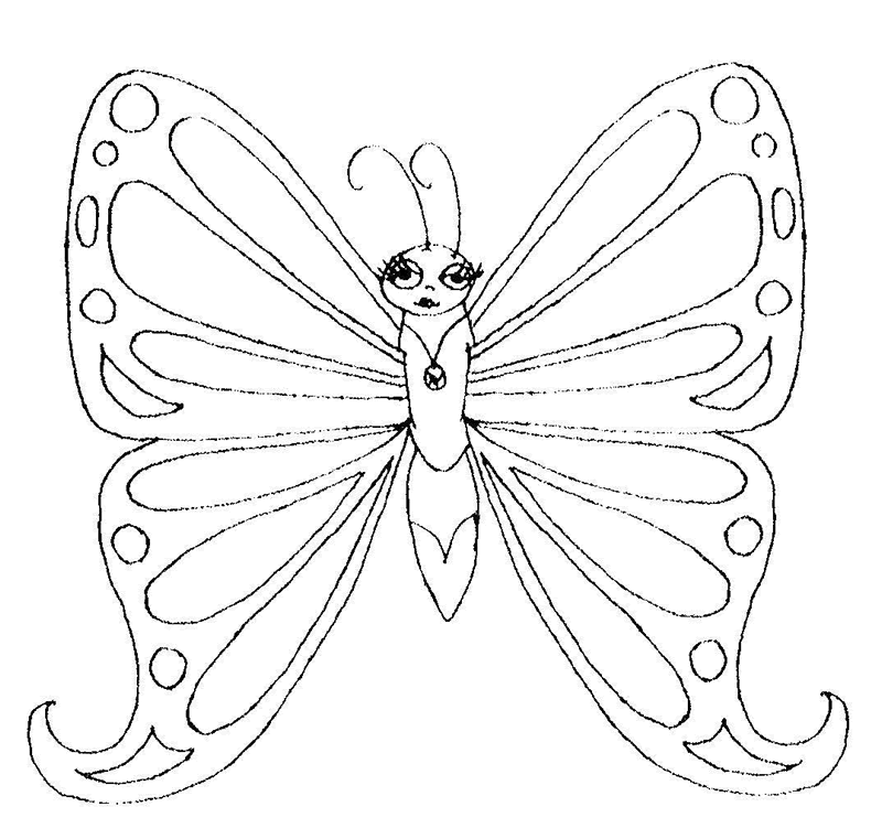Butterflies Printables Coloring Home