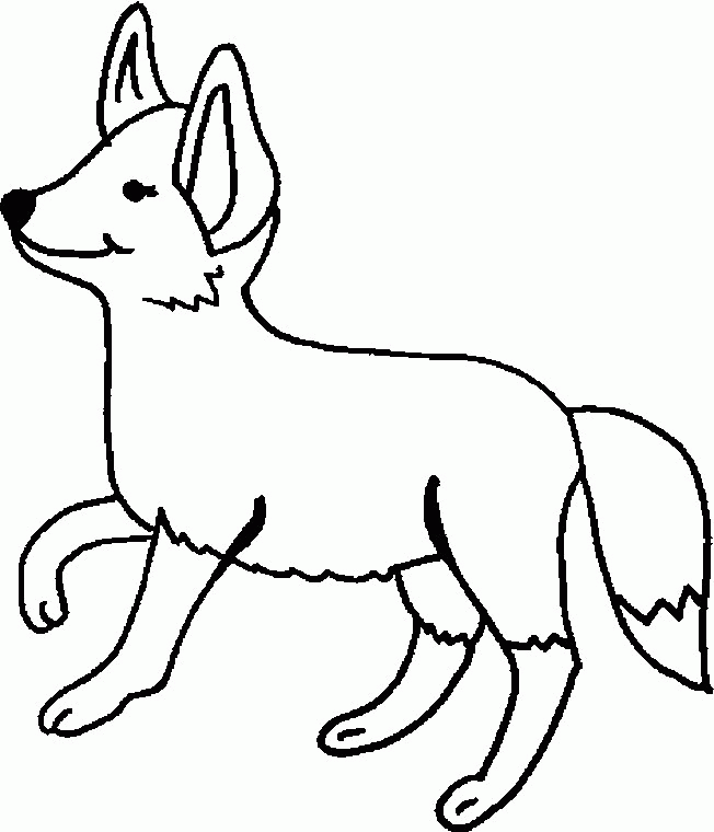 Printable Fox Coloring Pages For Kids | Coloring Pages