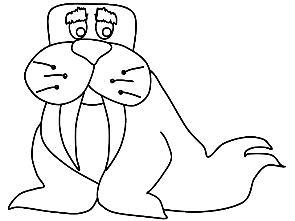 Walrus Coloring Pages - Coloring Home