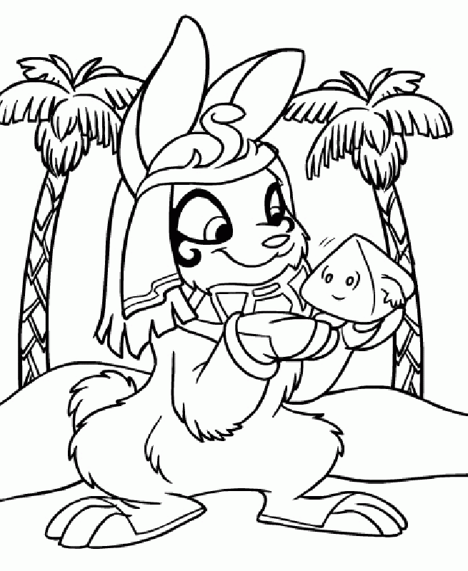 Neopets – The Lost Desert Coloring Pages 6 | Free Printable 