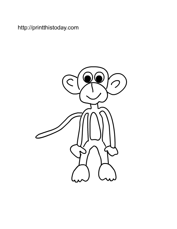 Free Printable Wild Animals Coloring Page (2). Print This Today