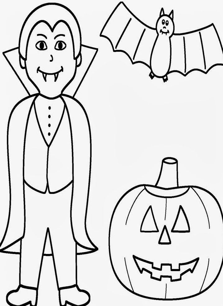 Bat Halloween Coloring Pages :Kids Coloring Pages | Printable 