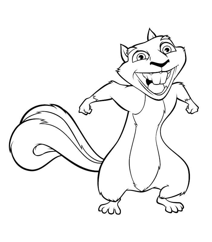 Coloring pages over the hedge - picture 13