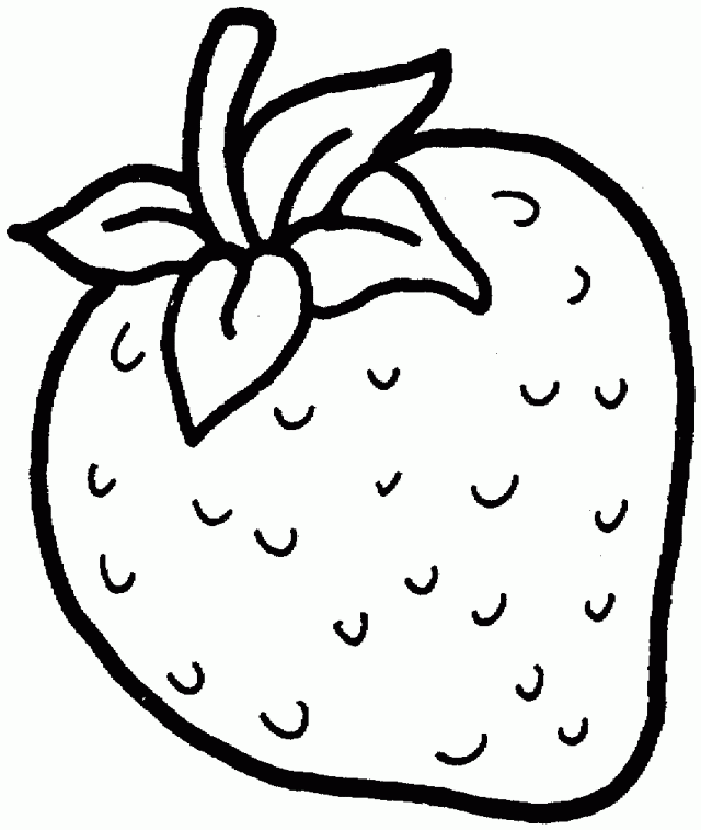 Strawberry Coloring Pages Sweet Strawberry Coloring Pages For 