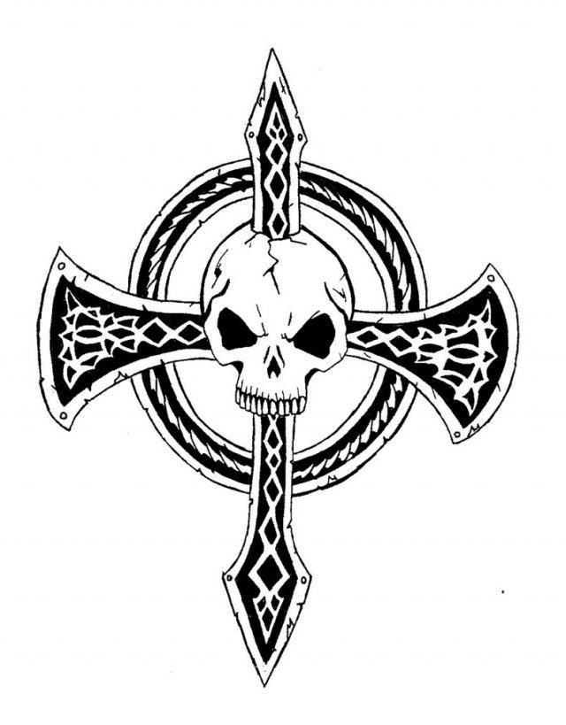 Celtic Cross Coloring Page Printable Coloring Page For Kids At 