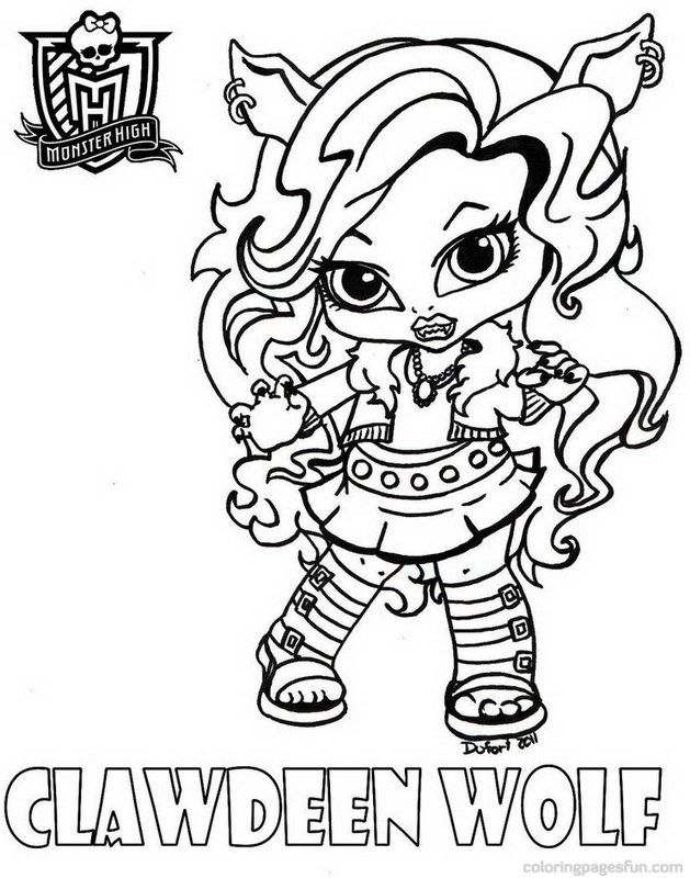 Monster High Coloring Pages 51 | Free Printable Coloring Pages 