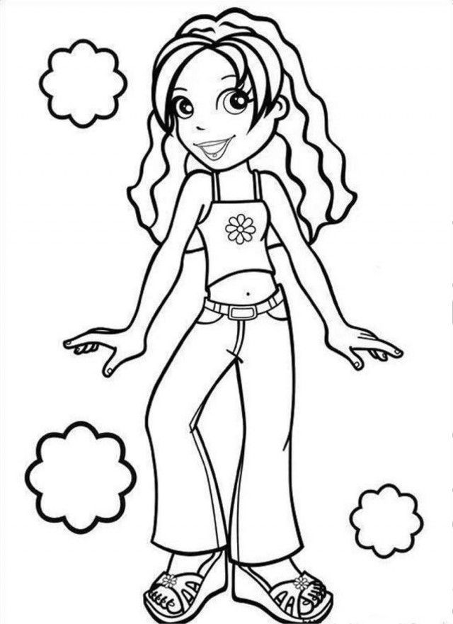Polly Pocket Coloring Page - Coloring Home