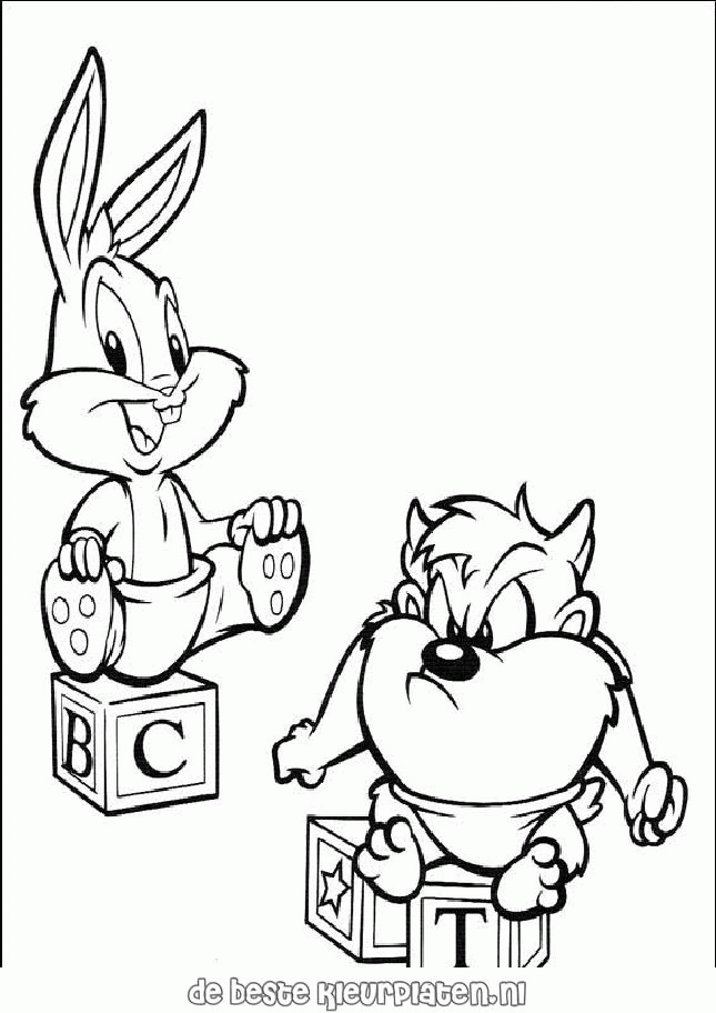 tiny toons Colouring Pages (page 2)