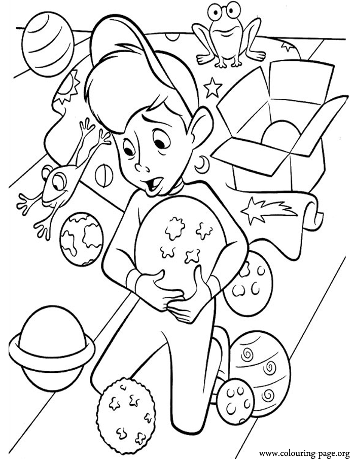 Meet the Robinsons - Mess at the Science fair coloring page