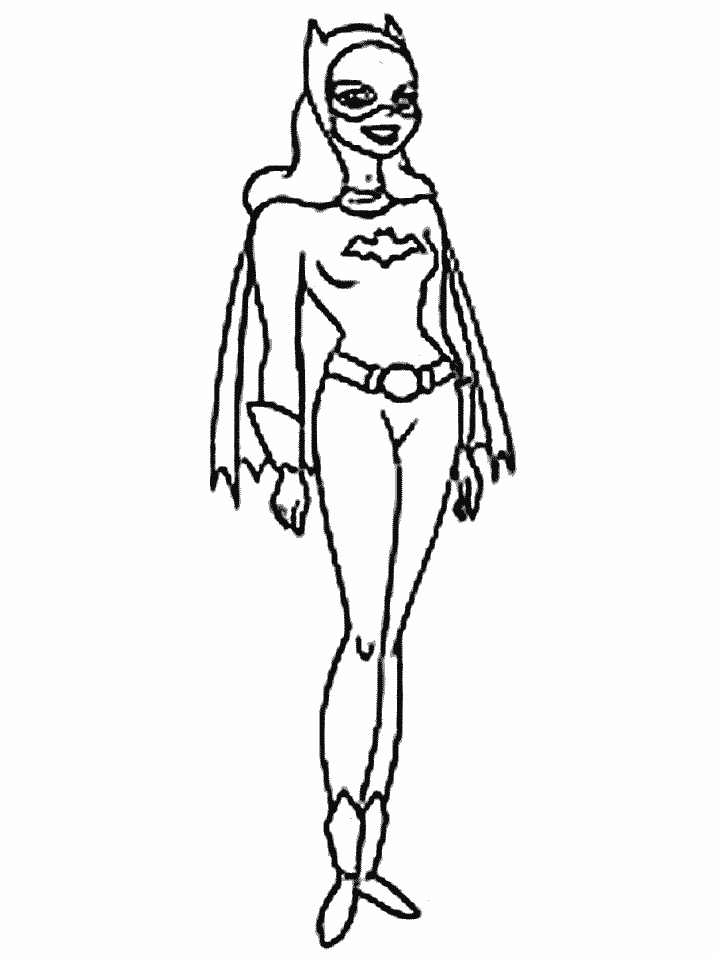 Batgirl Sketch For Coloring By Comfortlove On Deviantart : Batgirl 