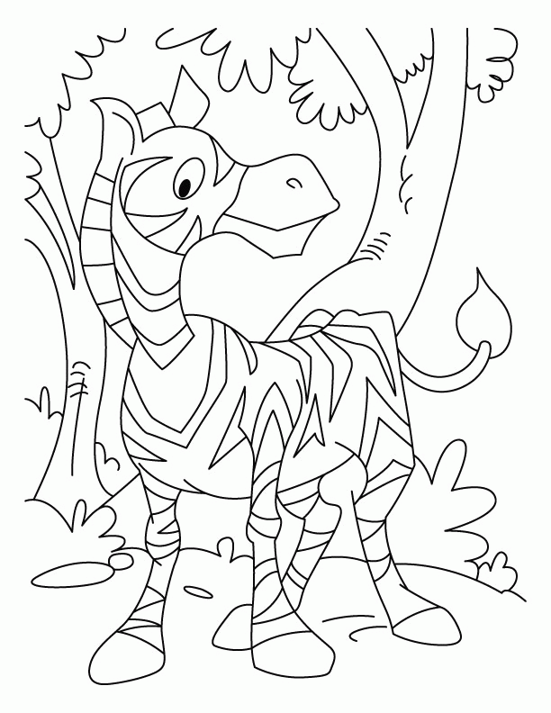zebra Colouring Pages (page 3)