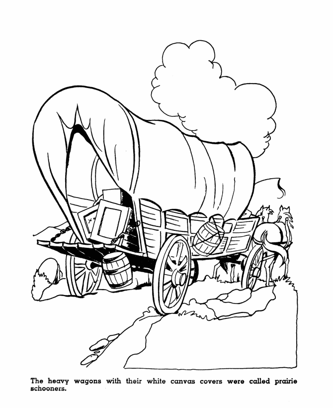 Oregon Trail Coloring Pages