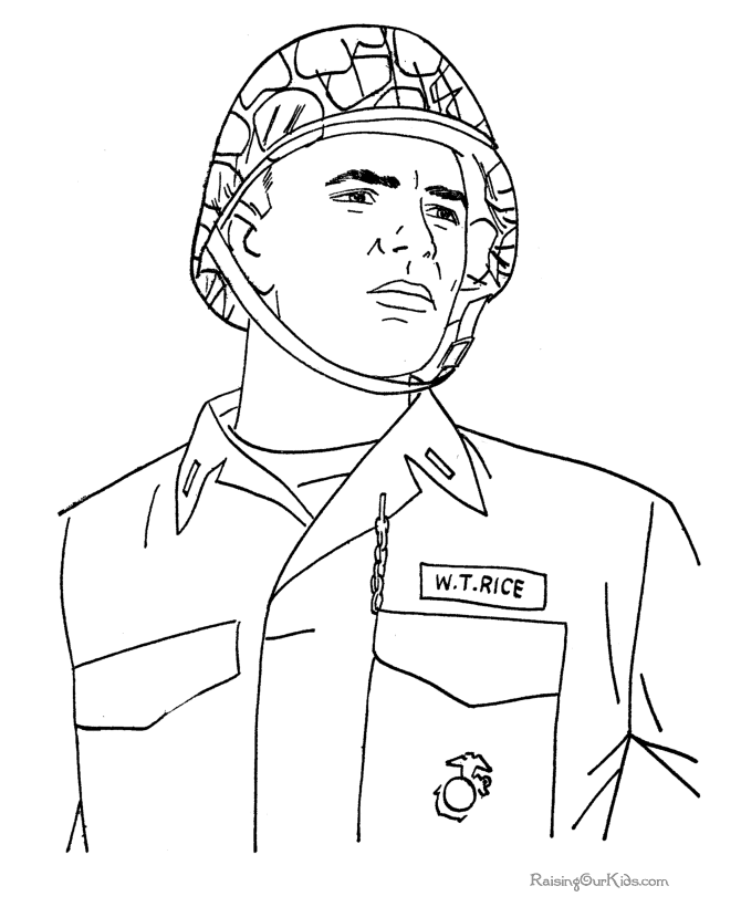 Veterans Days Free Coloring Pages 2014, Coloring Sheets for Kids 