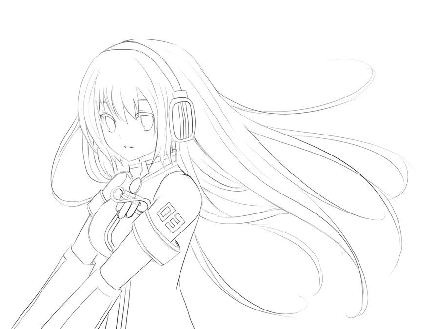 Download Vocaloid Coloring Pages - Coloring Home