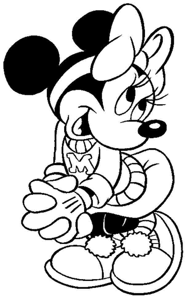 Printable Coloring Pages Cartoon Disney Minnie Mouse For Kids & Boys #