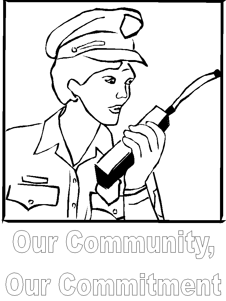 Police # 17 Coloring Pages & Coloring Book