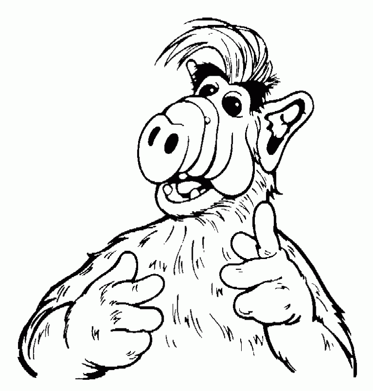 Alf Coloring Pages 7 | Free Printable Coloring Pages 