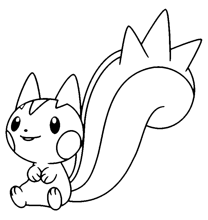 Pokemon Coloring Pages Emolga | Online Coloring Pages