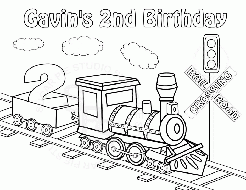 Train Printable Coloring Pages Printable Coloring Pages How To 