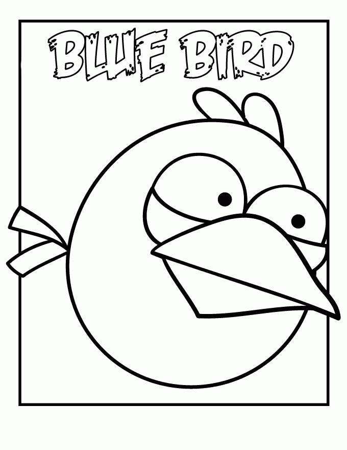 Раскраска для детей Angry Birds (Ангри Бёрдс) скачать бесплатно 