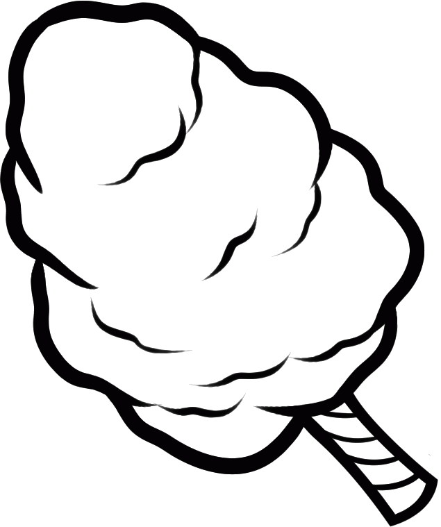 Cotton Candy : That's Sweet Cotton Candy Coloring Pages, Selling 