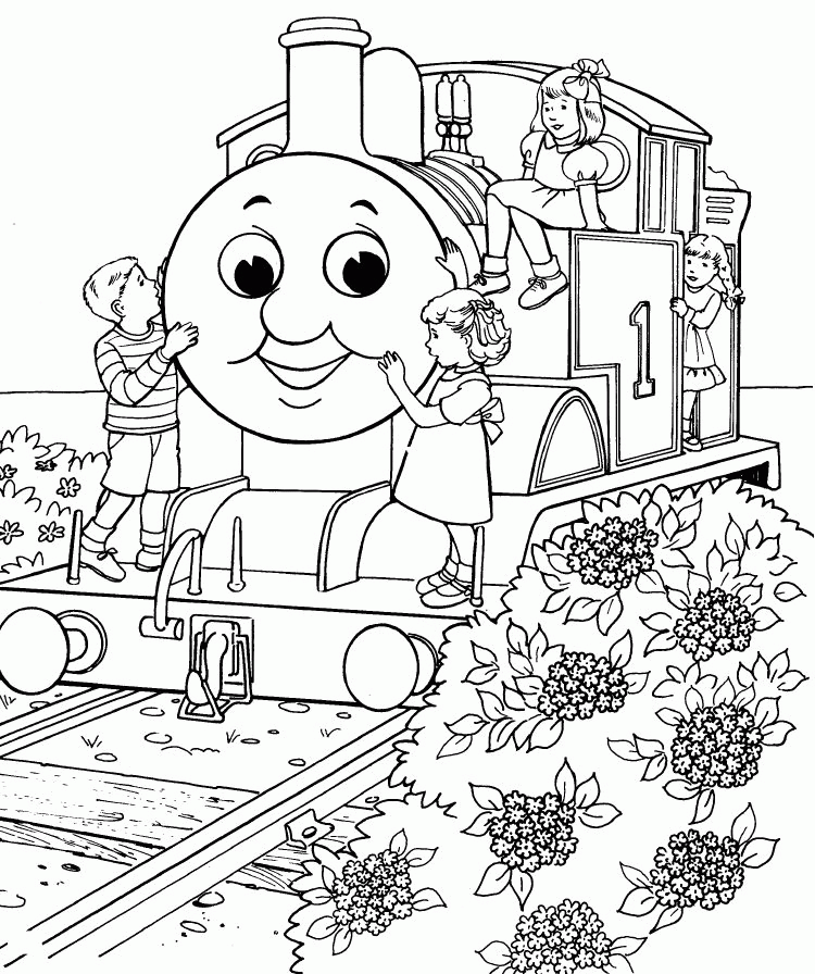 Thomas the Tank Engine Coloring Pages (19) - Coloring Kids