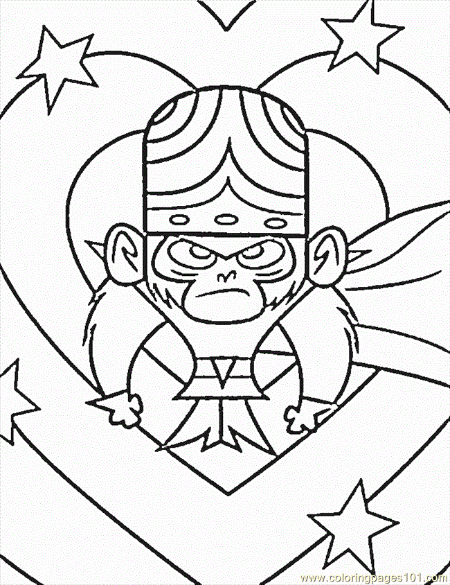 LEGO Power Puff Girls Z Colouring Pages
