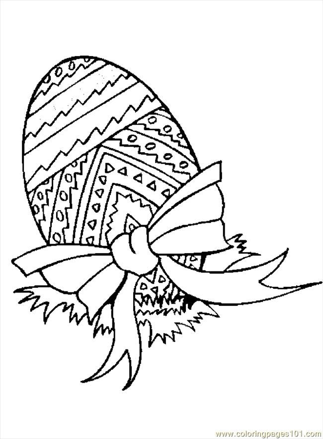 Coloring Pages Easter Egg 22 (Entertainment > Holidays) - free 
